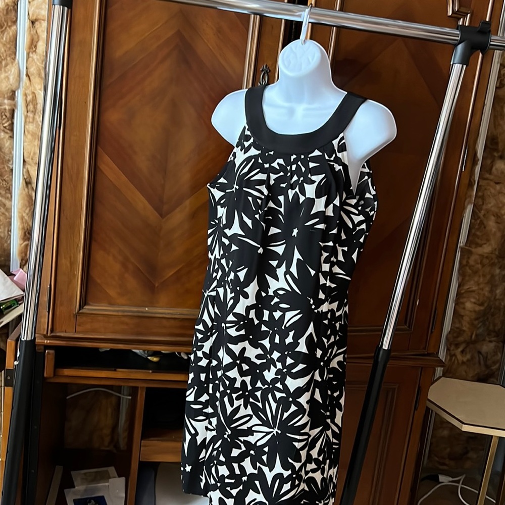 Black and white dress